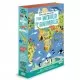 Puzzle cu carte - Lumea animalelor Puzzle cu carte - Lumea animalelor