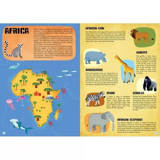 Puzzle cu carte - Lumea animalelor Puzzle cu carte - Lumea animalelor