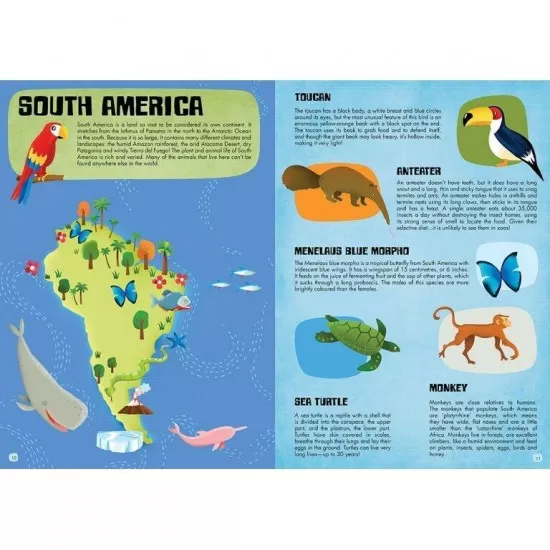Puzzle cu carte - Lumea animalelor Puzzle cu carte - Lumea animalelor