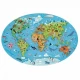 Cunoaste si exploreaza - Puzzle Animale pe cale de disparitie (205 piese)