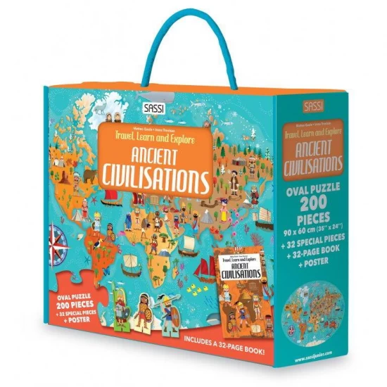 Cunoaste si exploreaza - Puzzle Civilizatii antice (200 piese) Cunoaste si exploreaza - Puzzle Civilizatii antice (200 piese)
