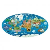 Cunoaste si exploreaza - Puzzle Monumentele lumii (200 piese)