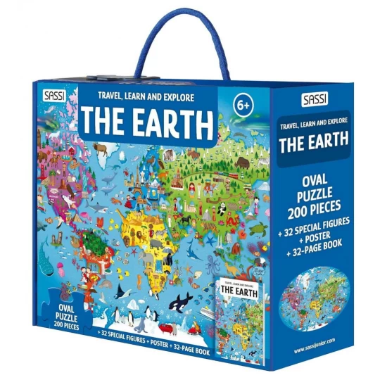 Cunoaste si exploreaza - Puzzle Planeta Pamant (200 piese) Cunoaste si exploreaza - Puzzle Planeta Pamant (200 piese)