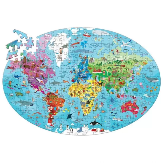 Cunoaste si exploreaza - Puzzle Planeta Pamant in limba Romana (205 piese) Cunoaste si exploreaza - Puzzle Planeta Pamant in limba Romana (205 piese)