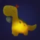 Dinozaur cu lampa de veghe Dinozaur cu lampa de veghe