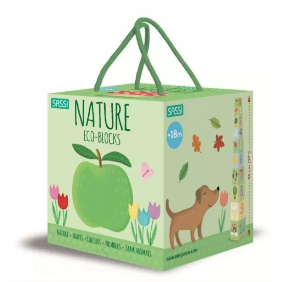Cuburi Eco-Blocks - Natura si numerele Cuburi Eco-Blocks - Natura si numerele