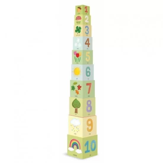 Cuburi Eco-Blocks - Natura si numerele Cuburi Eco-Blocks - Natura si numerele