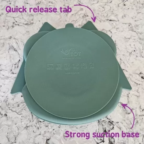 Farfurie diversificare din silicon - Bufnita Farfurie diversificare din silicon - Bufnita