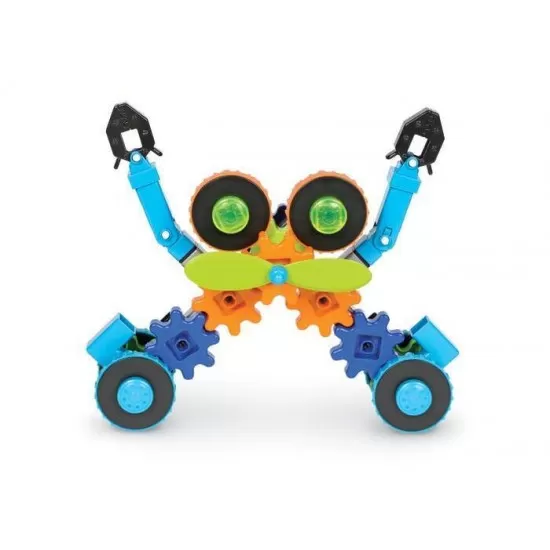 Set constructie STEM Gears! Gears! Gears! Robotelul in actiune Set constructie STEM Gears! Gears! Gears! Robotelul in actiune
