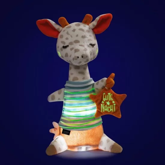 Girafa de plus cu lampa de veghe Girafa de plus cu lampa de veghe