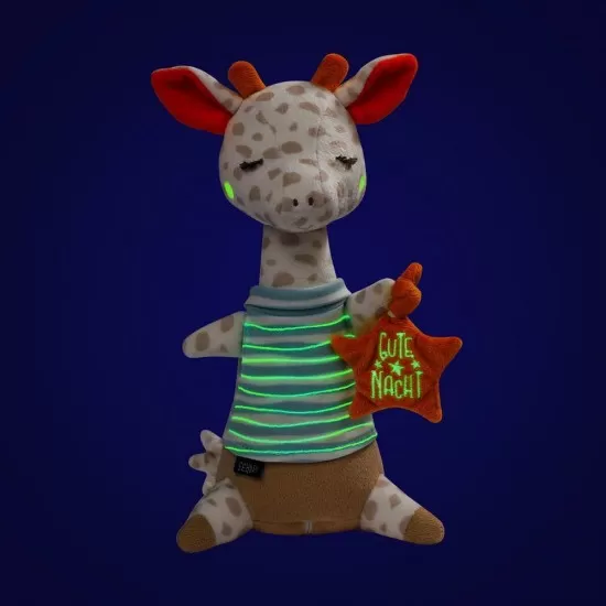 Girafa de plus cu lampa de veghe Girafa de plus cu lampa de veghe