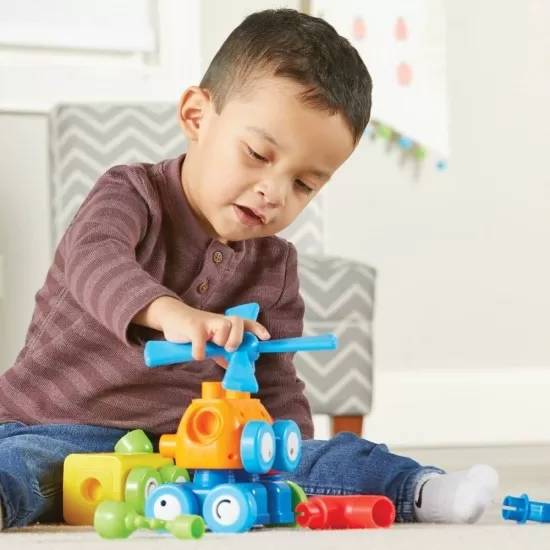 Hai sa construim - 1, 2, 3 Robotel colorat Hai sa construim - 1, 2, 3 Robotel colorat