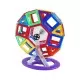 Joc de constructie magnetic - 118 piese Joc de constructie magnetic - 118 piese