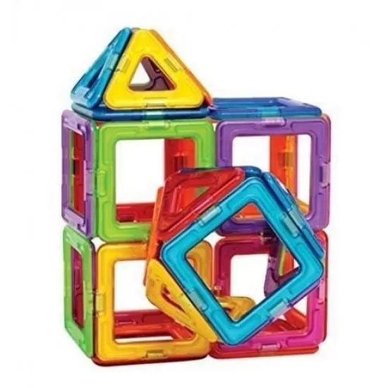 Joc de constructie magnetic - 45 piese Joc de constructie magnetic - 45 piese