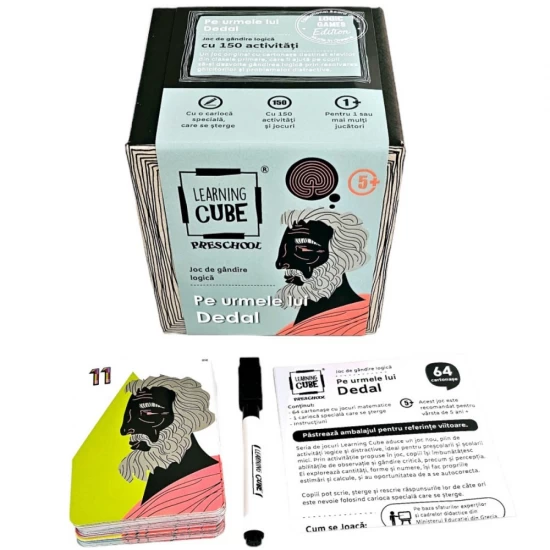 Joc de logica Learning Cube - Pe urmele lui Dedal Joc de logica Learning Cube - Pe urmele lui Dedal