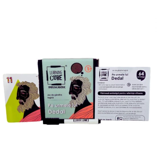 Joc de logica Learning Cube - Pe urmele lui Dedal Joc de logica Learning Cube - Pe urmele lui Dedal