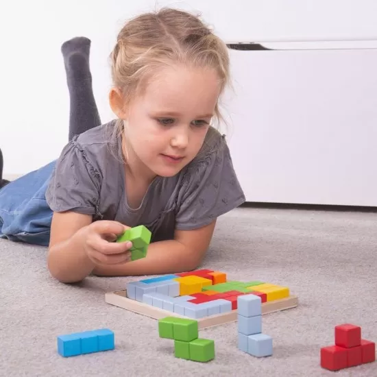 Joc de logica - Puzzle colorat Joc de logica - Puzzle colorat