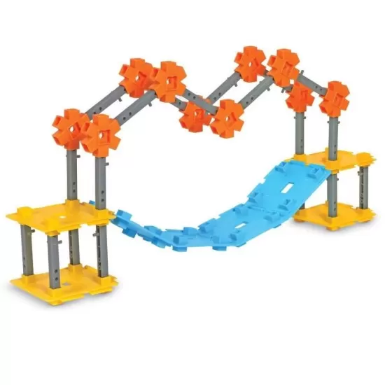 Joc de logica STEM - Construim podul 62 piese Joc de logica STEM - Construim podul 62 piese