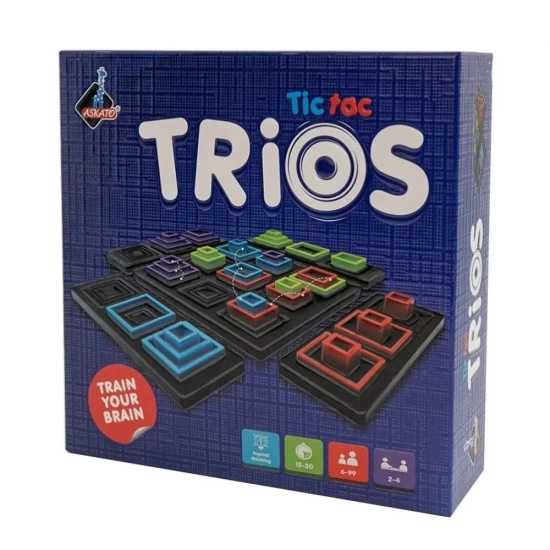 Joc de logica - Tic Tac Trios Joc de logica - Tic Tac Trios