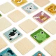 Joc de memorie din lemn - Gaseste animalutele
