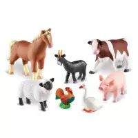 Set 7 figurine Learning Resources - Animalute de la ferma