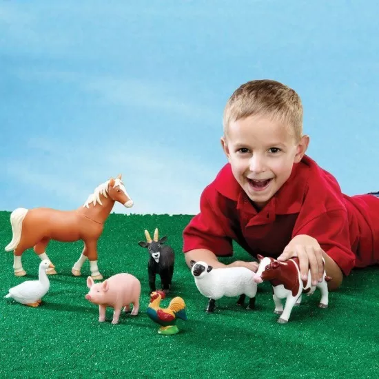 Set 7 figurine Learning Resources - Animalute de la ferma Set 7 figurine Learning Resources - Animalute de la ferma