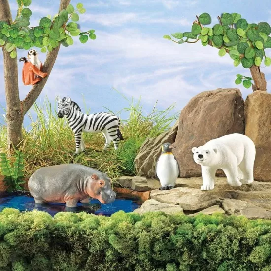 Set 5 figurine - Animalute de la Zoo Set 5 figurine - Animalute de la Zoo