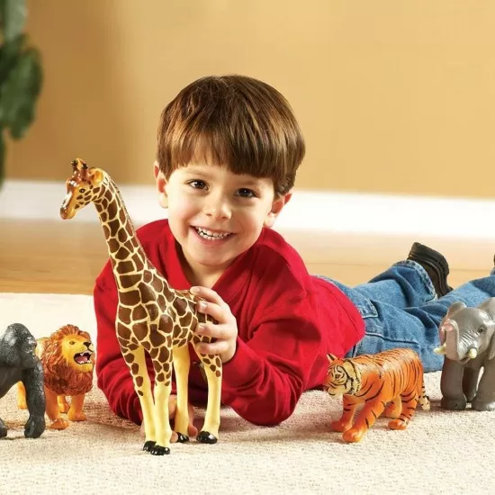 Set 5 figurine Learning Resources - Animalute din jungla Set 5 figurine Learning Resources - Animalute din jungla