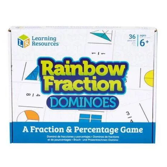 Joc domino - Rainbow Fraction Joc domino - Rainbow Fraction