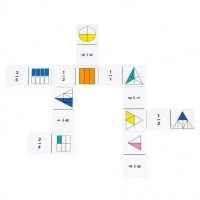 Joc domino - Rainbow Fraction