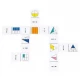 Joc domino - Rainbow Fraction Joc domino - Rainbow Fraction