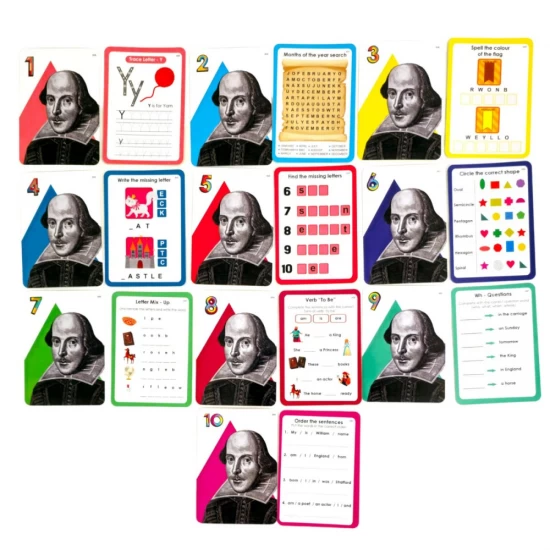 Joc lingvistic Learning Cube - Pe urmele lui Shakespeare Joc lingvistic Learning Cube - Pe urmele lui Shakespeare