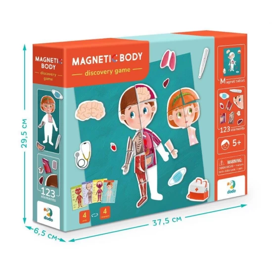 Joc magnetic - Descopera corpul uman Joc magnetic - Descopera corpul uman