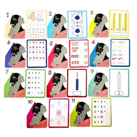 Joc matematic Learning Cube - Pe urmele lui Arhimede Joc matematic Learning Cube - Pe urmele lui Arhimede