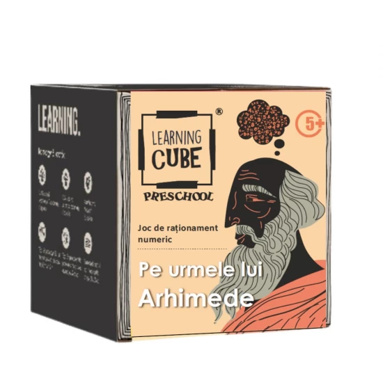 Joc matematic Learning Cube - Pe urmele lui Arhimede Joc matematic Learning Cube - Pe urmele lui Arhimede