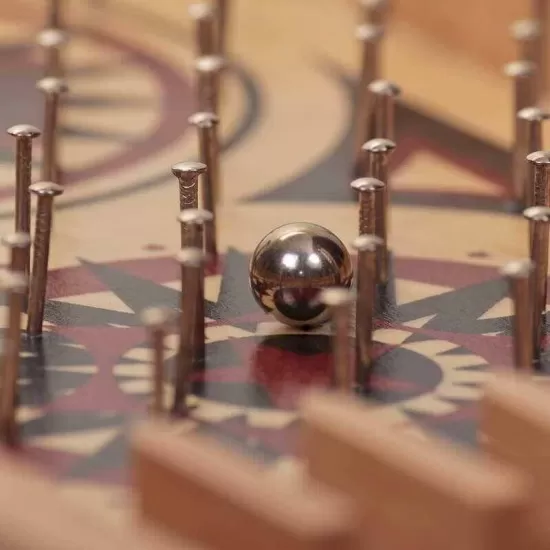 Joc Pinball din lemn Joc Pinball din lemn