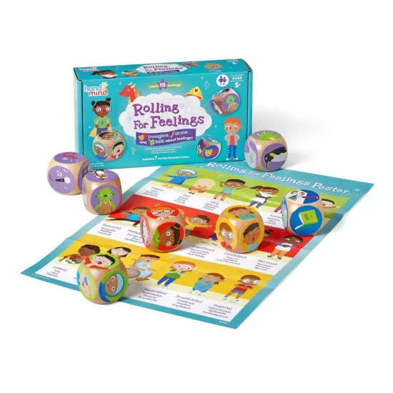 Joc educativ - Zaruri cu emotii Joc educativ - Zaruri cu emotii