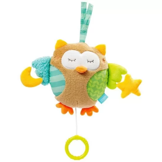 Jucarie muzicala - Bufnita somnoroasa 18 cm