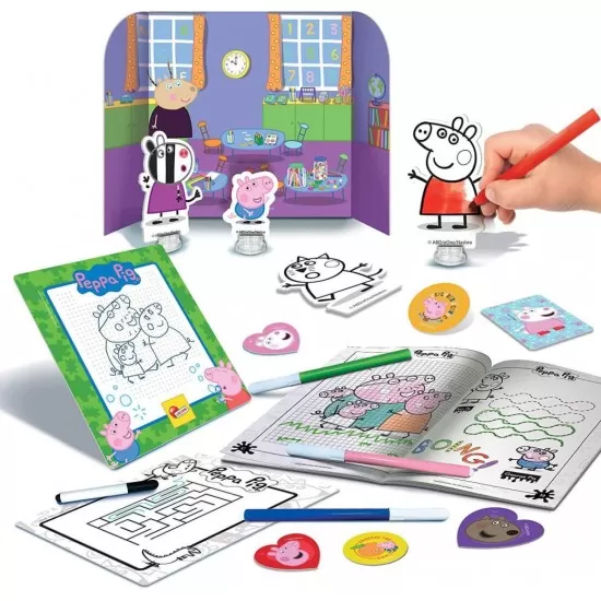 Kit creatie cu ghiozdanel - Peppa Pig Kit creatie cu ghiozdanel - Peppa Pig