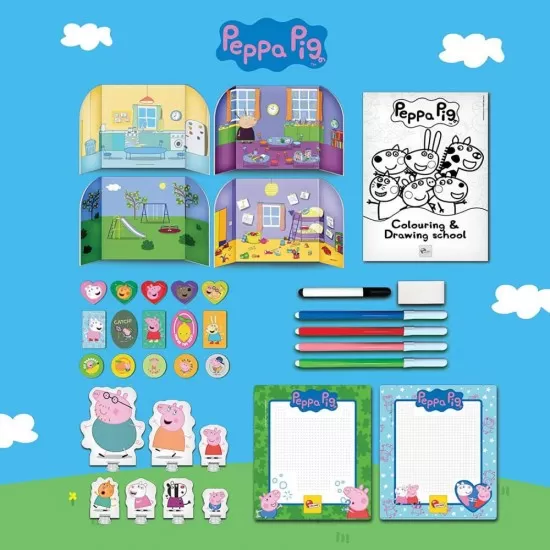 Kit creatie cu ghiozdanel - Peppa Pig Kit creatie cu ghiozdanel - Peppa Pig