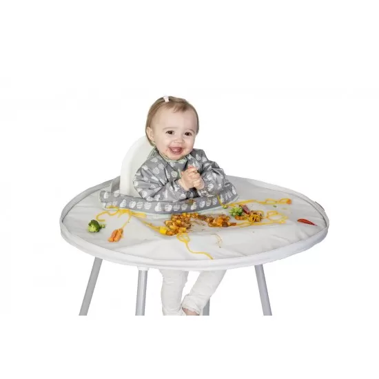 Kit hranire - Baveta si tava Fructe Vesele Kit hranire - Baveta si tava Fructe Vesele