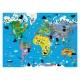 Magic Puzzle - Harta lumii 50 piese Magic Puzzle - Harta lumii 50 piese