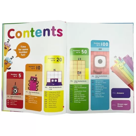Marea carte cu activitati Numberblocks Marea carte cu activitati Numberblocks