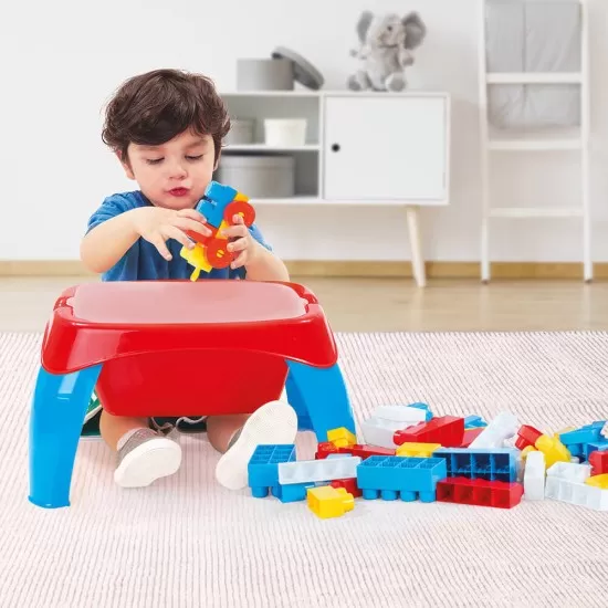 Masuta de activitati cu 30 cuburi de construit