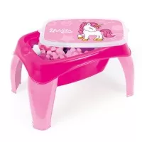 Masuta de activitati cu 30 cuburi de construit - Unicorn