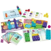 Set de activitati de la 1 - 10 MathLink Cubes Numberblocks in limba romana