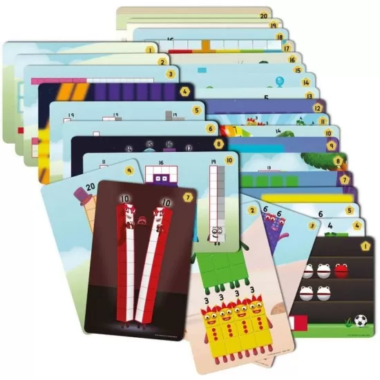 Set de activitati de la 11 - 20 MathLink Cubes Numberblocks in limba romana Set de activitati de la 11 - 20 MathLink Cubes Numberblocks in limba romana