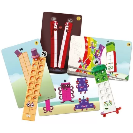 Set de activitati de la 11 - 20 MathLink Cubes Numberblocks in limba romana Set de activitati de la 11 - 20 MathLink Cubes Numberblocks in limba romana