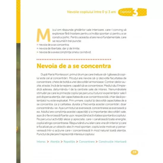Montessori de la nastere la 3 ani Montessori de la nastere la 3 ani