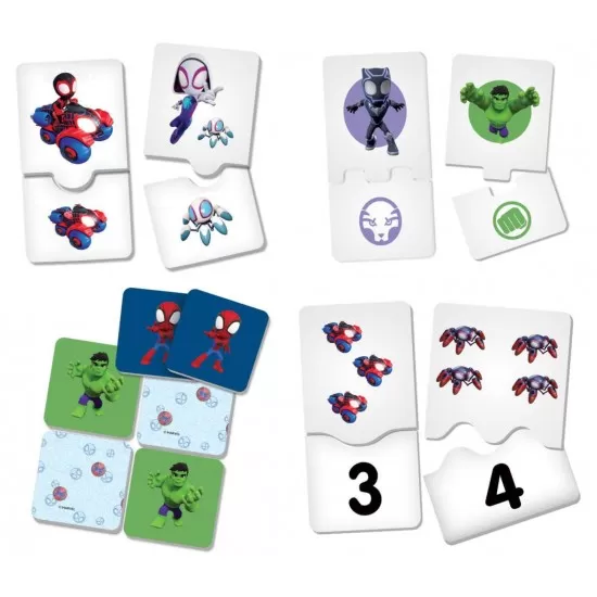 Prima mea colectie de jocuri educative - Paienjenelul Marvel